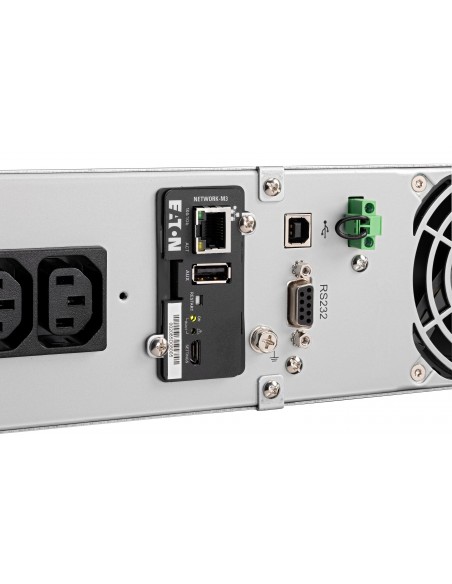 Eaton 9E2000IR sistema de alimentación ininterrumpida (UPS) Doble conversión (en línea) 2 kVA 1800 W 6 salidas AC