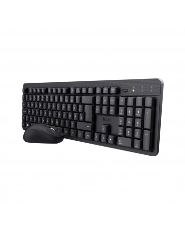 Trust TKM-360 teclado Ratón incluido RF inalámbrico QWERTY Español Negro