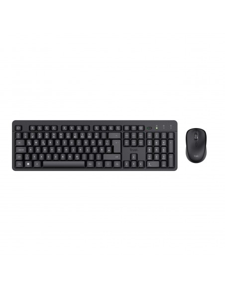 Trust TKM-360 teclado Ratón incluido RF inalámbrico QWERTY Español Negro