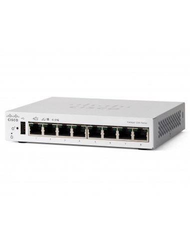 Cisco C1200-8T-D switch Gestionado L2 L3 Gigabit Ethernet (10 100 1000) Blanco