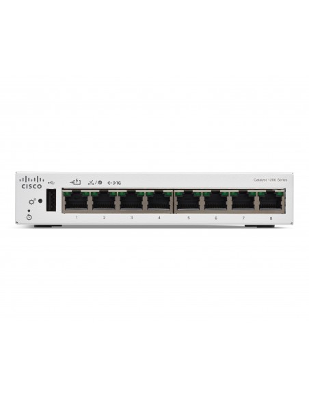 Cisco C1200-8T-D switch Gestionado L2 L3 Gigabit Ethernet (10 100 1000) Blanco