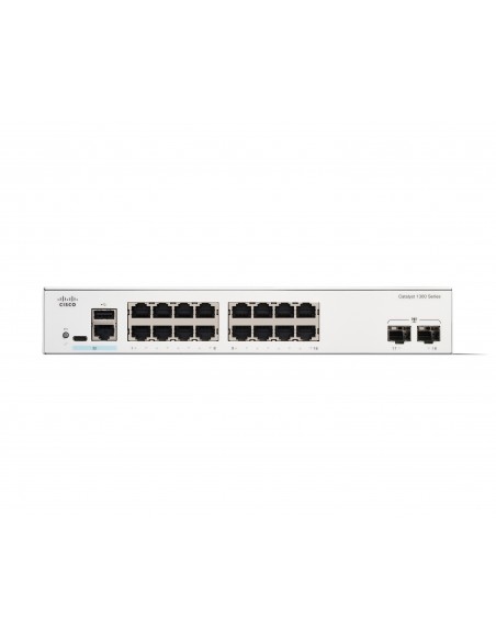 Cisco C1300-16T-2G switch Gestionado L2 L3 Gigabit Ethernet (10 100 1000) Blanco