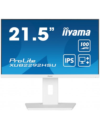 iiyama ProLite XUB2292HSU-W6 pantalla para PC 54,6 cm (21.5") 1920 x 1080 Pixeles Full HD LED Blanco