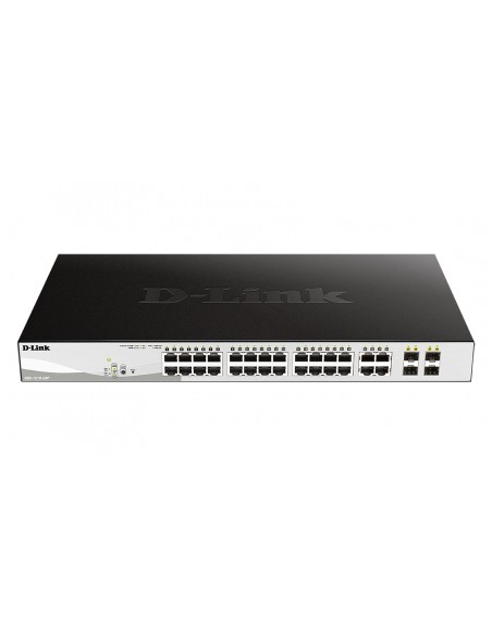 D-Link DGS-1210-24P Gestionado L2 Gigabit Ethernet (10 100 1000) Energía sobre Ethernet (PoE) Negro