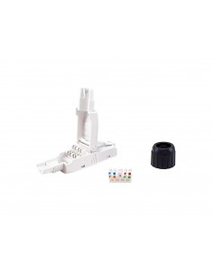 Equip 121161 conector RJ-45 Negro, Blanco 2