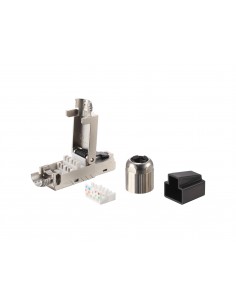 Equip 121172 conector RJ-45 Negro, Acero inoxidable 2