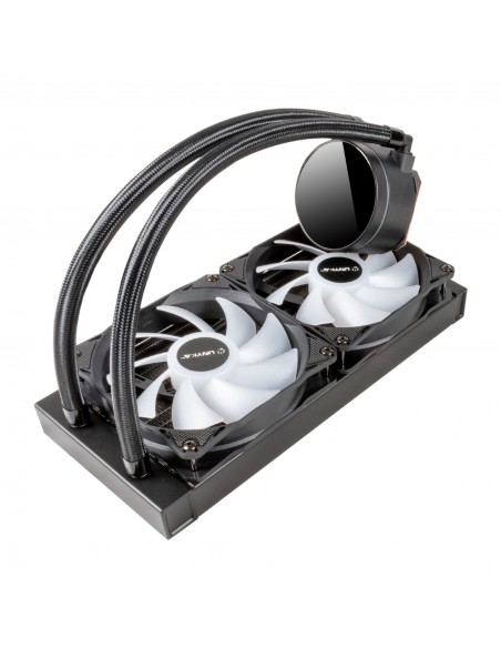 UNYKAch AquaStorm 240 Procesador Sistema de refrigeración líquida todo en uno 12 cm Negro 1 pieza(s)