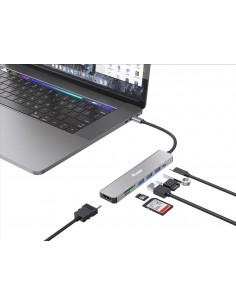 Equip 133494 base para portátil y replicador de puertos Alámbrico USB 3.2 Gen 1 (3.1 Gen 1) Type-C Plata 2