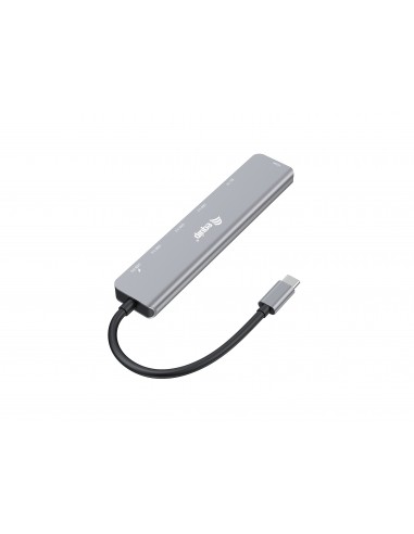 Equip 133494 base para portátil y replicador de puertos Alámbrico USB 3.2 Gen 1 (3.1 Gen 1) Type-C Plata