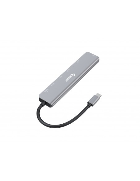 Equip 133494 base para portátil y replicador de puertos Alámbrico USB 3.2 Gen 1 (3.1 Gen 1) Type-C Plata