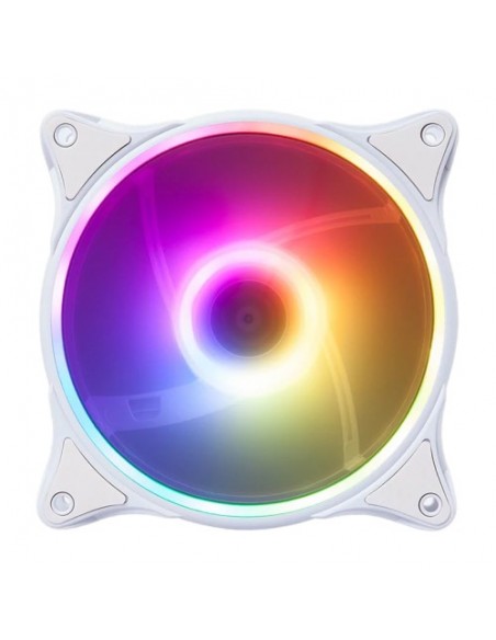Hiditec N18 ARGB Carcasa del ordenador Ventilador 12 cm Blanco