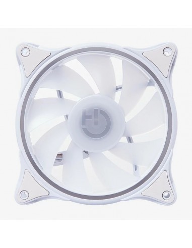 Hiditec N18 ARGB Carcasa del ordenador Ventilador 12 cm Blanco