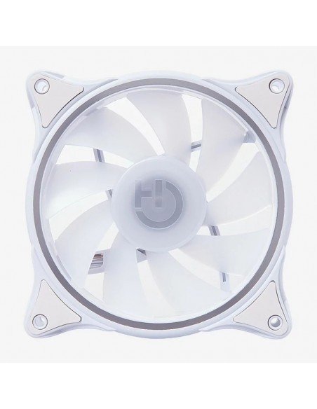 Hiditec N18 ARGB Carcasa del ordenador Ventilador 12 cm Blanco
