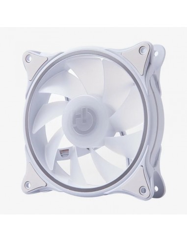 Hiditec N18 ARGB Carcasa del ordenador Ventilador 12 cm Blanco