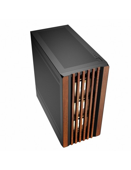 Sharkoon REBEL C70M RGB Full Tower Negro, Madera