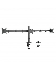 Ewent EW1513 soporte para monitor 68,6 cm (27") Negro Escritorio