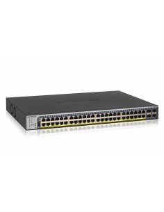 NETGEAR GS752TP-300EUS switch Gestionado L2 L3 L4 Gigabit Ethernet (10 100 1000) Energía sobre Ethernet (PoE) 1U Negro