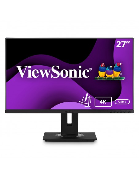 Viewsonic VG Series VG2756-4K pantalla para PC 68,6 cm (27") 3840 x 2160 Pixeles 4K Ultra HD LED Negro
