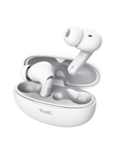 Trust Yavi Auriculares True Wireless Stereo (TWS) Dentro de oído Llamadas Música USB Tipo C Bluetooth Blanco