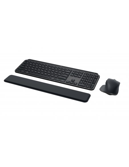 Logitech MX Keys S Combo teclado Ratón incluido RF Wireless + Bluetooth AZERTY Belga Grafito