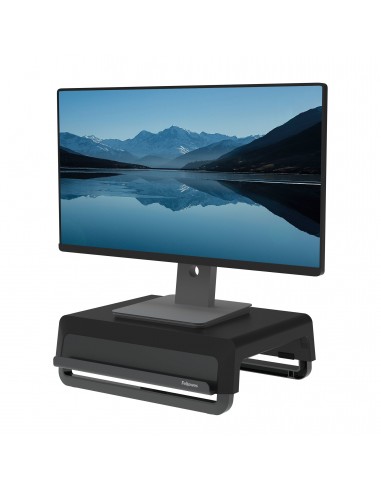 Fellowes Breyta Monitor Ständer tragbar mit Handgriff schwarz Negro, Gris Escritorio