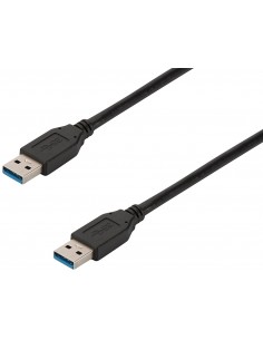 Ewent EC1021 cable USB 1 m USB 3.2 Gen 1 (3.1 Gen 1) USB A Negro