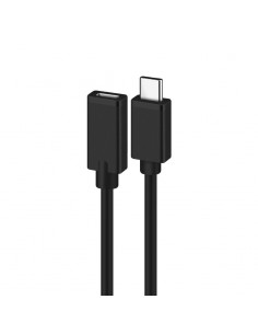 Ewent EC1037 cable USB 1,8 m USB 2.0 USB C Negro