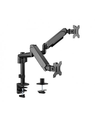 Gembird MA-DA2P-01 soporte para monitor 81,3 cm (32") Negro Escritorio