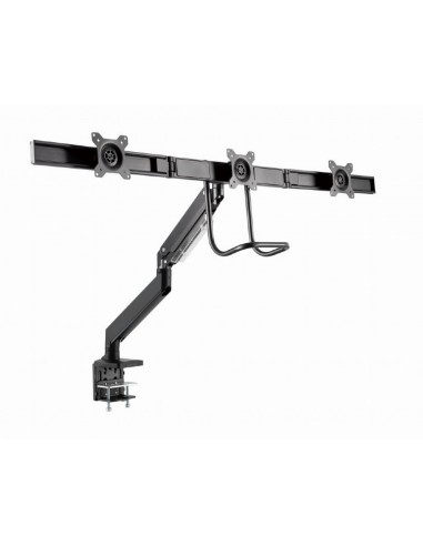 Gembird MA-DA3-03 soporte para monitor 68,6 cm (27") Negro Escritorio