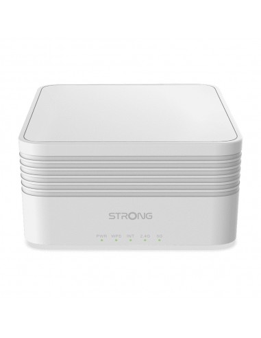 Strong MESHTRIAX3000 sistema Wi-Fi Mesh (Wi-Fi en malla) Doble banda (2,4 GHz   5 GHz) Wi-Fi 6 (802.11ax) Blanco 3 Interno