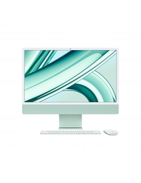 Apple iMac Apple M M3 59,7 cm (23.5") 4480 x 2520 Pixeles PC todo en uno 8 GB 512 GB SSD macOS Sonoma Wi-Fi 6E (802.11ax) Verde