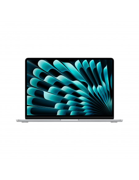 Apple MacBook Air Portátil 34,5 cm (13.6") Apple M M3 8 GB 256 GB SSD Wi-Fi 6E (802.11ax) macOS Sonoma Plata