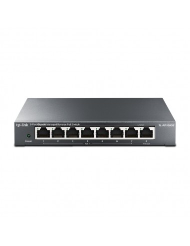 TP-Link TL-RP108GE switch Gestionado L2 Gigabit Ethernet (10 100 1000) Energía sobre Ethernet (PoE) Negro