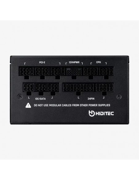 Hiditec GDX1050 v2 unidad de fuente de alimentación 1050 W 20+4 pin ATX ATX Negro