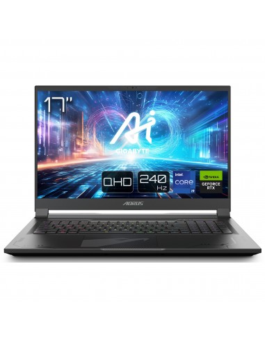 AORUS 17X AZF-D5ES665SH ordenador portatil Portátil 43,9 cm (17.3") Quad HD Intel® Core™ i9 i9-13980HX 32 GB DDR5-SDRAM 2 TB