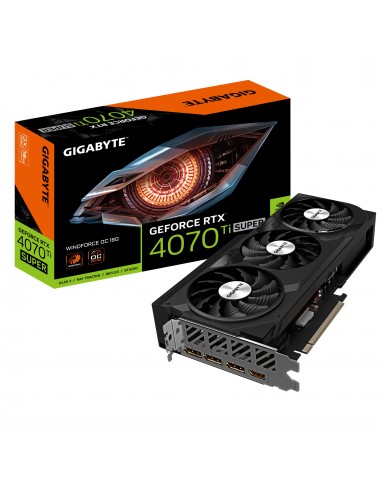 Gigabyte GeForce RTX 4070 Ti SUPER WINDFORCE OC 16G NVIDIA 16 GB GDDR6X