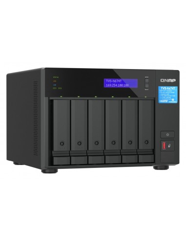 QNAP TVS-H674T-I5-32G servidor de almacenamiento NAS Torre Ethernet Negro i5-12400