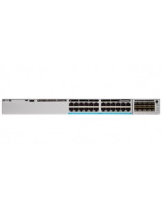 Cisco Catalyst C9300L-24UXG-4X-A switch Gestionado L2 L3 10G Ethernet (100 1000 10000) Energía sobre Ethernet (PoE) 1U Gris