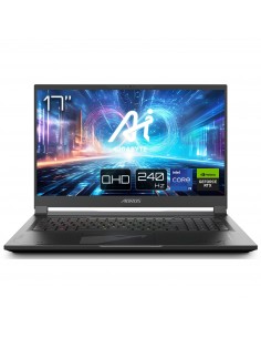 AORUS 17X AZG-65PT665SH ordenador portatil Portátil 43,9 cm (17.3") Quad HD Intel® Core™ i9 i9-13980HX 32 GB DDR5-SDRAM 2 TB