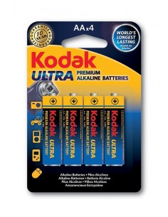 Kodak Ultra Premium Batería de un solo uso AA Alcalino