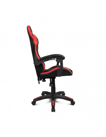 DRIFT DR35BR silla para videojuegos Silla para videojuegos de PC Asiento acolchado Negro, Rojo
