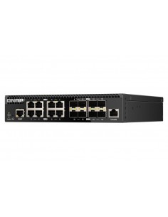 QNAP QSW-M3216R-8S8T switch Gestionado L2 L3 10G Ethernet (100 1000 10000) 1U Negro 2