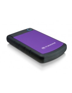 Transcend StoreJet 25H3P (USB 3.0), 2TB disco duro externo Negro, Púrpura