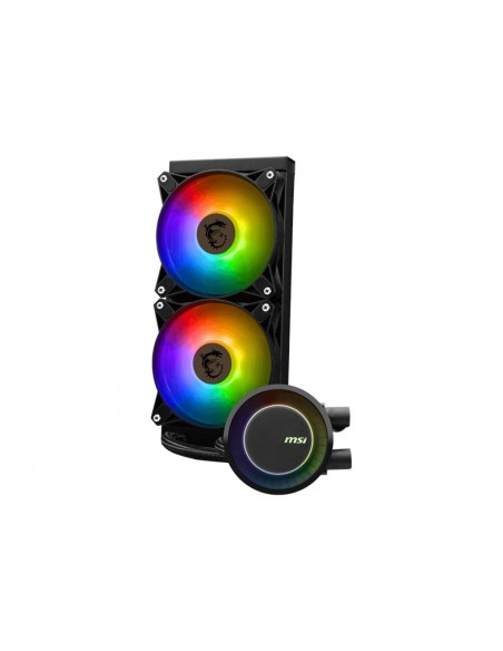 MSI MAG CORELIQUID E240 sistema de refrigeración para ordenador Placa base, Procesador Kit de refrigeración líquida 12 cm Negro