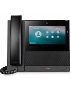 POLY Teléfono multimedia empresarial CCX 700 con SIP abierto y habilitado para alimentación a través de Ethernet (PoE)