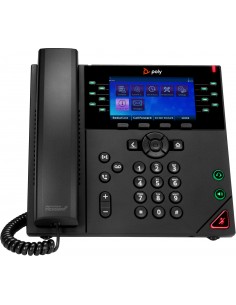 POLY Teléfono IP OBi VVX 450 de 12 líneas y habilitado para alimentación a través de Ethernet (PoE)