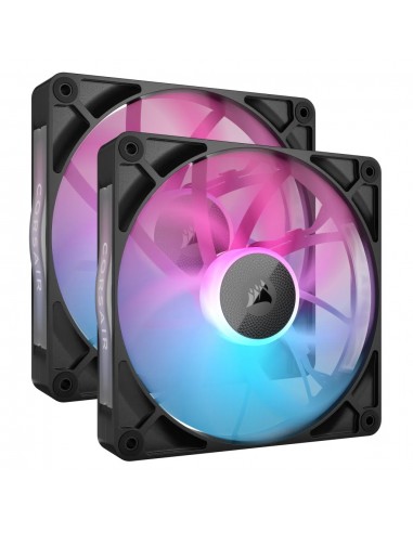 Corsair iCUE LINK RX140 RGB Carcasa del ordenador Ventilador 14 cm Negro 2 pieza(s)