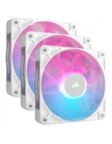 Corsair iCUE LINK RX120 RGB Carcasa del ordenador Ventilador 12 cm Blanco 3 pieza(s)