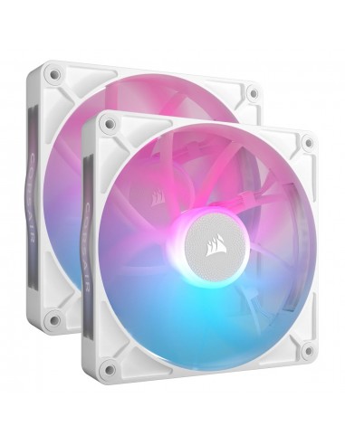 Corsair iCUE LINK RX140 RGB Carcasa del ordenador Ventilador 14 cm Blanco 2 pieza(s)