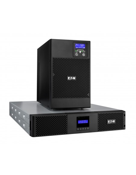 Eaton 9E3000IR sistema de alimentación ininterrumpida (UPS) Doble conversión (en línea) 3 kVA 2700 W 7 salidas AC